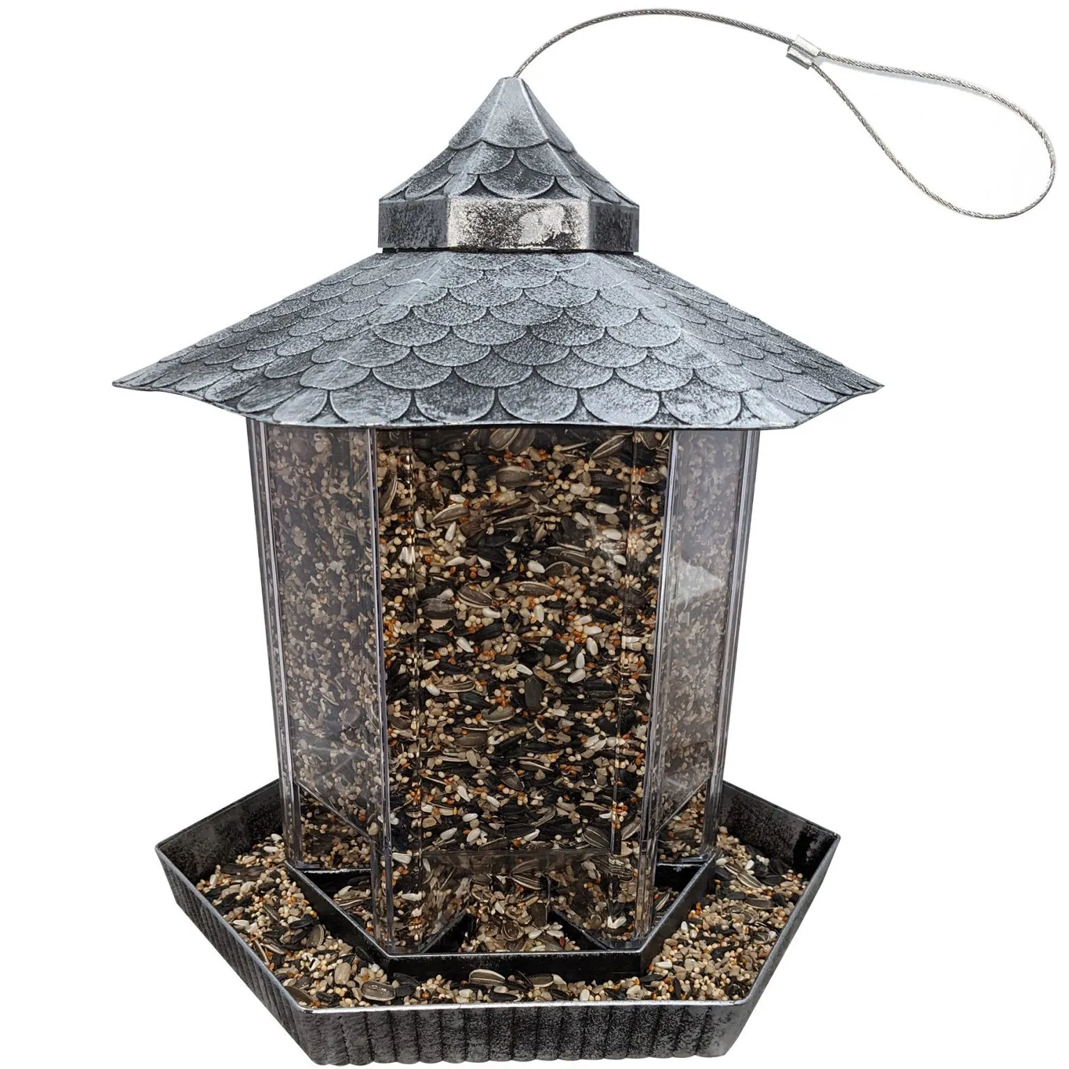 GrayBunny Gazebo Bird Feeder – Classic Outdoor Design